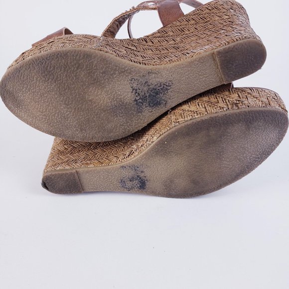 JellyPop Beaded Wicker Wedge Size 8 - Picture 11 of 14